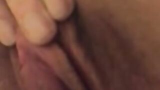 My Peeing + Creamy Cum Mix Together and Flow Out of Me