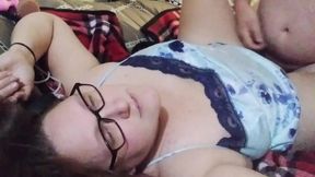 She started playing then had to fuck