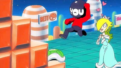 Watch these horny girls go wild with naughtiness in this dirty cartoon with a Peach-sized tit