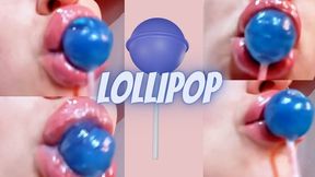 Lipstick pov Sucking on a lollipop