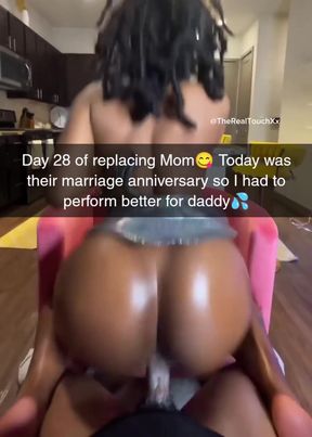 Family Daddy Daughter Step-daughter Caption Dad