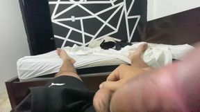 My Stepmother Interrupts Me While I'm Masturbating in My Room.