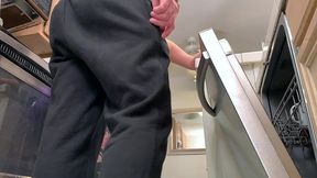 stepmom is horny and stuck in the dishwasher