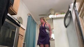 stepmom is horny and stuck in the dishwasher