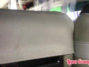 Quick Public Transportation Flashing Tits By Gorgeous Filipina Transgender Girl