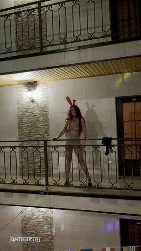 Dancing naked in the hotel