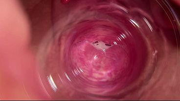 Camera deep inside Mia'_s vagina