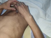 Belly button syringe playing