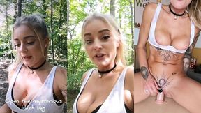 hard mission impossible n°5 la foret  solo godage, exhib, orgasm22min ...
