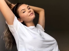 Amateur Webcam Teen Flashes Masturbates