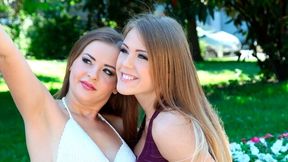 Good babes Viola and Candy Alexa share a pretty long dick