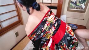 Japanese woman Kaori Murakami with big tits had a passionate sex with her lover.