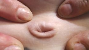 Close up Deep Belly Button