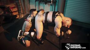Drew Valentinos Muscly Bdsm Fisting Ignites Wild Hairy Passion