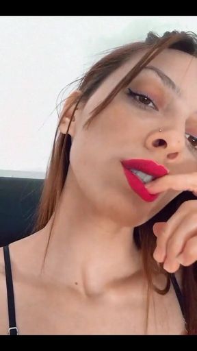 Would You Like to Cum All Over My Face?