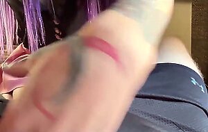 goth teen squirts on step brother's cock - valerica steele -  therapy - alex adams