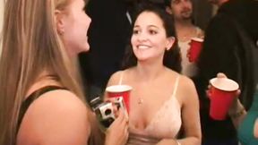 ”University teen bitch flashes her tits”