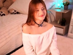 Pink vulva close up of sensual brunette getting kinky