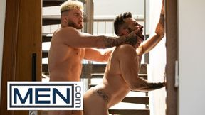 MEN - William Seed Massages His Cock While Johnny Viper Watches And Gets A Hard On