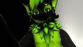 Furry blowjob POV where massive cum fills your mouth while you choke on it