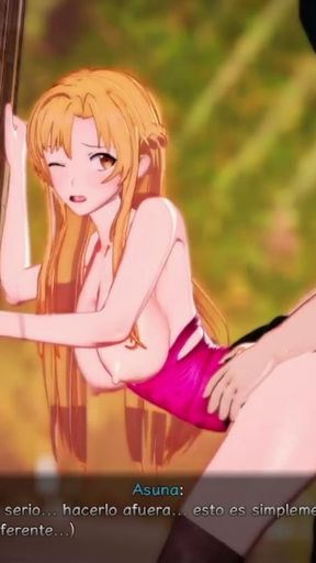 Sword Art Online The Trap of Breath Concealed Magic PARTE 18   Clip 2