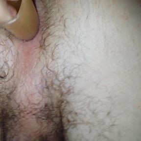 Gaping close up of tight ass while playing gay pt.2