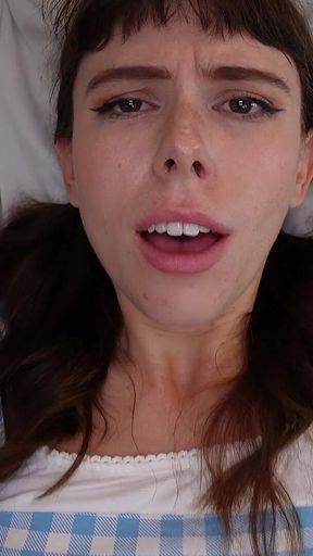 Brunette Beauty Krystal Palmer Cosplays as Dorothy & Gets Creampied