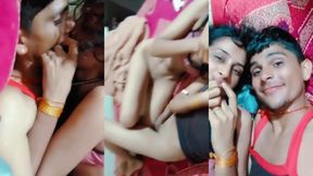 College er meye abong taar kochi shaami bie kore taader moja korar MMS video clip
