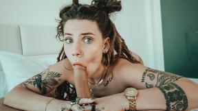 ”POV Creampie With Tattooed Beautiful Indica Flower”