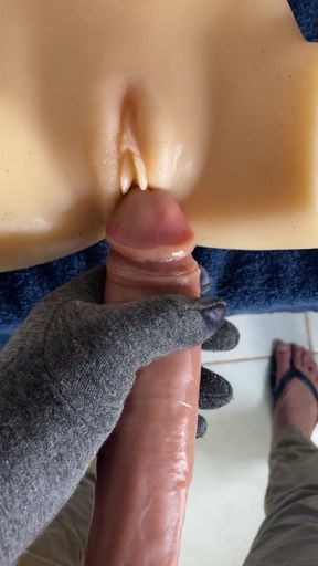 Having Intensive Sex with a Naughty Anime Doll (creampie POV)