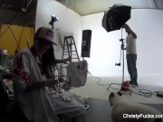 On the porn set with fun with Christy Mack & Friends