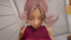 naruto: sakura haruno with big tits with old man [full video]