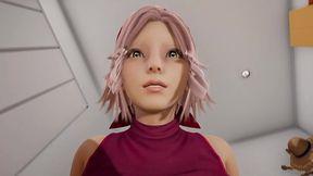 naruto: sakura haruno with big tits with old man [full video]