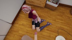 naruto: sakura haruno with big tits with old man [full video]