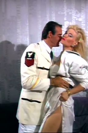 Mature blonde in high heels plowed deep