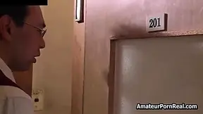 Landlord Surprises Asian Wife Fucking Older Man Secretly