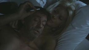 Catherine Deneuve and her smoking man have nice time in bed