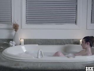 Lexi Lore and tiny teen sucked large hard wang and enjoyed coarse screwing with teens kinky stepfather