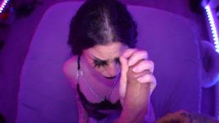 Alt Girl Sd.Suga Blows and Gets HUGE Cumshot Load