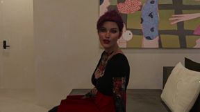 Shemale Stepsister Having Pussy And Riding Huge Cock