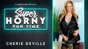 Being bored made Cherie Deville masturbate on camera