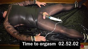 Tied Crossdresser Edged by Random Vibes