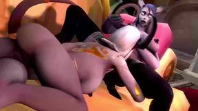 draenei demon girls eating eachother.