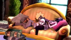 draenei demon girls eating eachother.