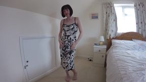 Wife Does Striptease in Cocktail Dress