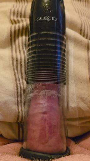 Trying my new pump