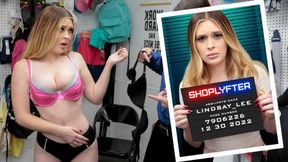 Curvy Teen With Big Tits Lindsay Lee Gets Surprise Creampie In The Backroom Of A Store