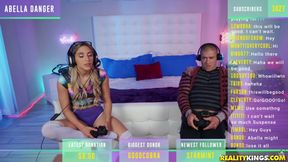 A naked Twitch girl gets as down and dirty as a streamer can get.