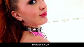 Squirter Kendra Cole'_s wild anal with a big cock