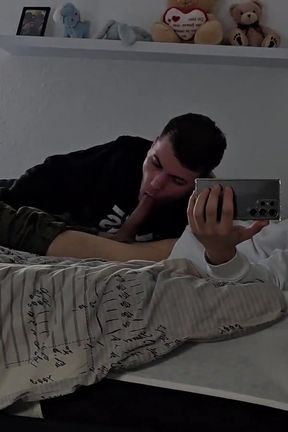 Just a Quick Gay Blowjob in Between